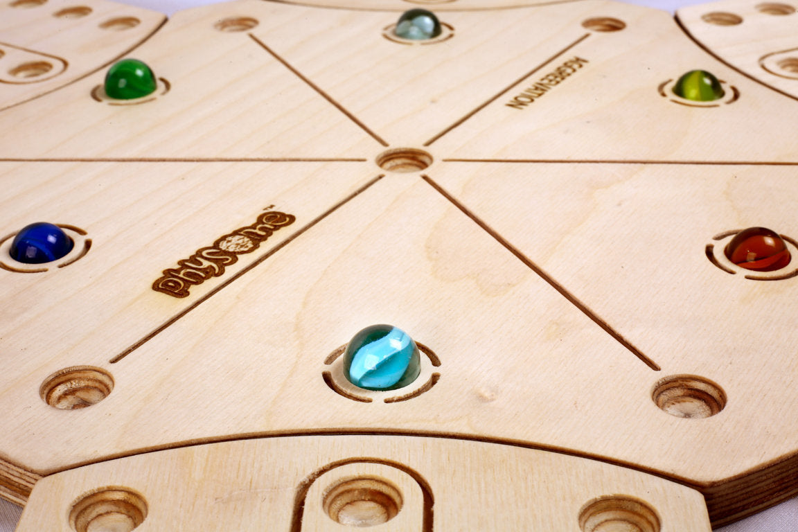 Wooden Aggravation Ludo Style Family Fun Board Game (6 Player)