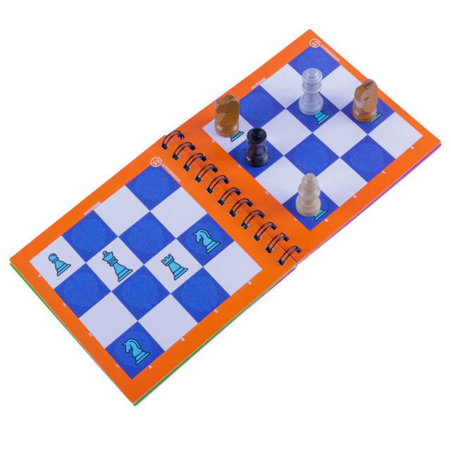 Single Player Chess Board Game You Can Play Alone for The Whole Family 1 Player Chess Puzzle Chess Player Beginner to Experts Chess for Kids