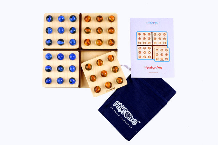 PentaMe Penta go 6.5 2 Players Table Top Wooden Board Game