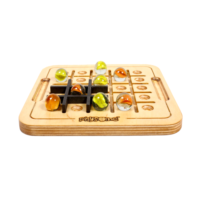 Hash-Me | Tic Tac Two | 2 Players Table Top Wooden Board Game