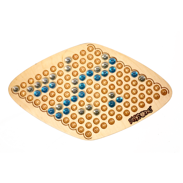 RhomLink | Hex Plywood 2 Players Table Top Wooden Board Game