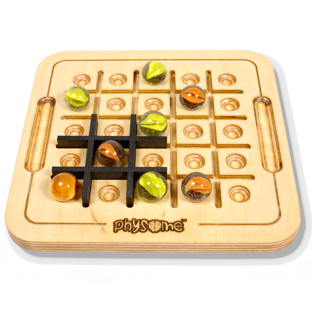 Hash-Me | Tic Tac Two | 2 Players Table Top Wooden Board Game