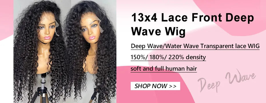 HD Deep Wave 13x4 Lace Frontal Human Hair Wig On Sale 28 30 32 Inch Brazilian Remy 200% Density Curly 4x4 Closure Wigs for Women