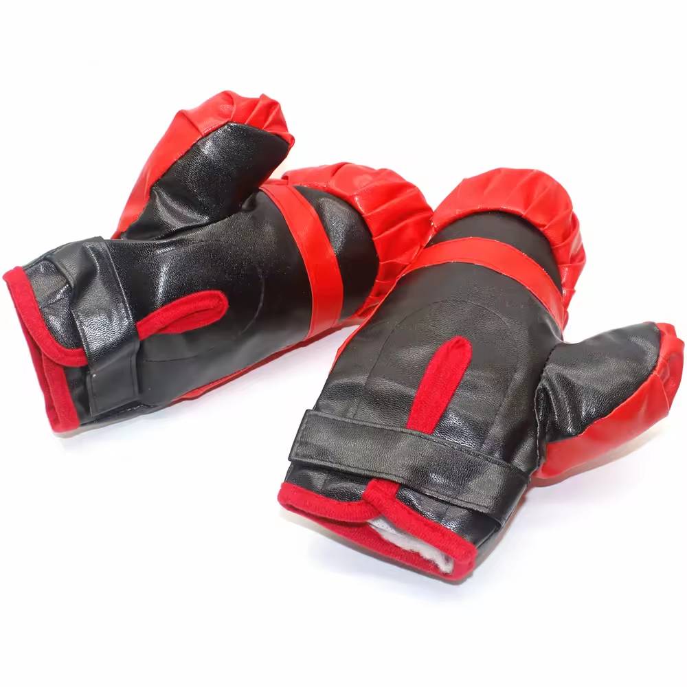 Kids Boxing Stand + Gloves and Pump (Height-Adjustable)