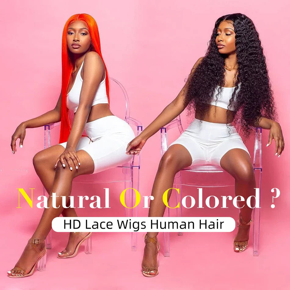 Tuneful 27# Honey Blonde Colored Human Hair Wigs Straight 180% 13x4 HD Transparent Lace Front Human Hair Wigs For Women
