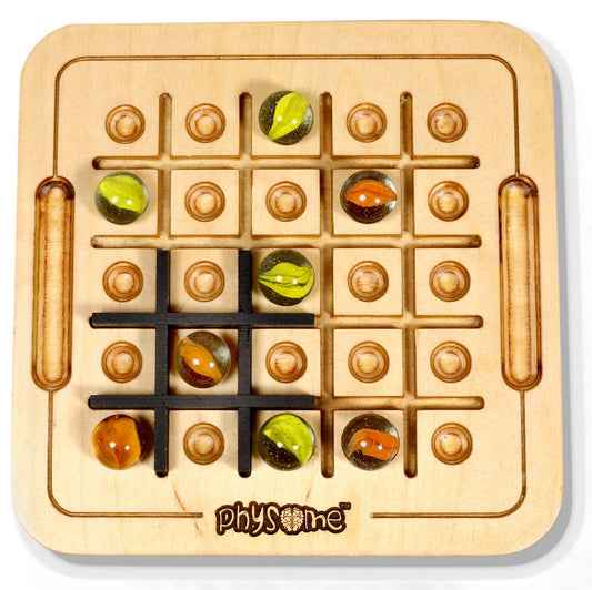 Hash-Me | Tic Tac Two | 2 Players Table Top Wooden Board Game