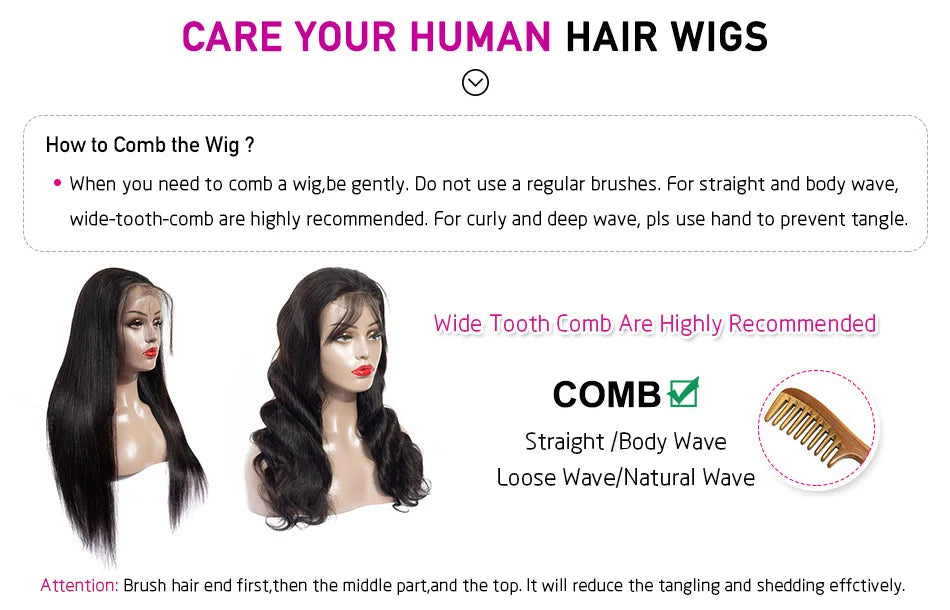 Princess Hair 13x6 HD Lace Frontal Human Hair Wigs Pre Plucked Straight Transparent Lace Front Human Hair Wigs For Women