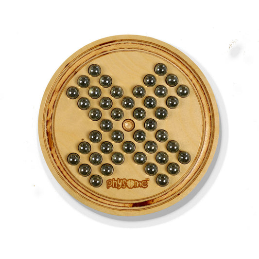 Marblevita Brainvita Pro 1 Players Table Top Wooden Board Game