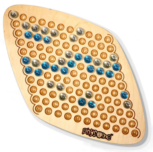 RhomLink | Hex Plywood 2 Players Table Top Wooden Board Game