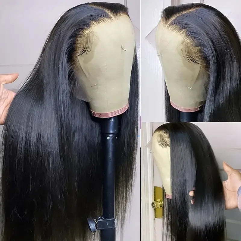 Brazilian 13x6 Lace Frontal Wig Bone Straight 13x4 Transparent Lace Front Human Hair Wigs For Black Women Pre Plucked Gabrielle