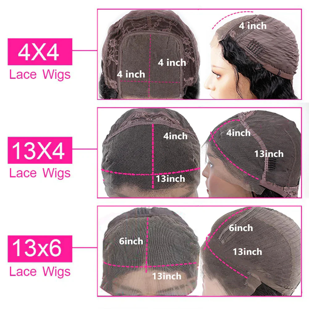 HD Deep Wave 13x4 Lace Frontal Human Hair Wig On Sale 28 30 32 Inch Brazilian Remy 200% Density Curly 4x4 Closure Wigs for Women