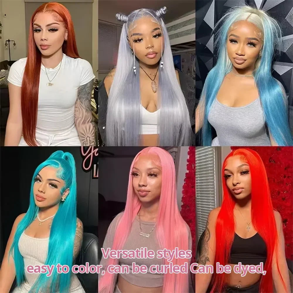 613 Honey Blonde 13x6 HD Lace Frontal Human Hair Wigs Transparent Brazilian Straight 13x4 Lace Frontal Human Hair Wigs For Women