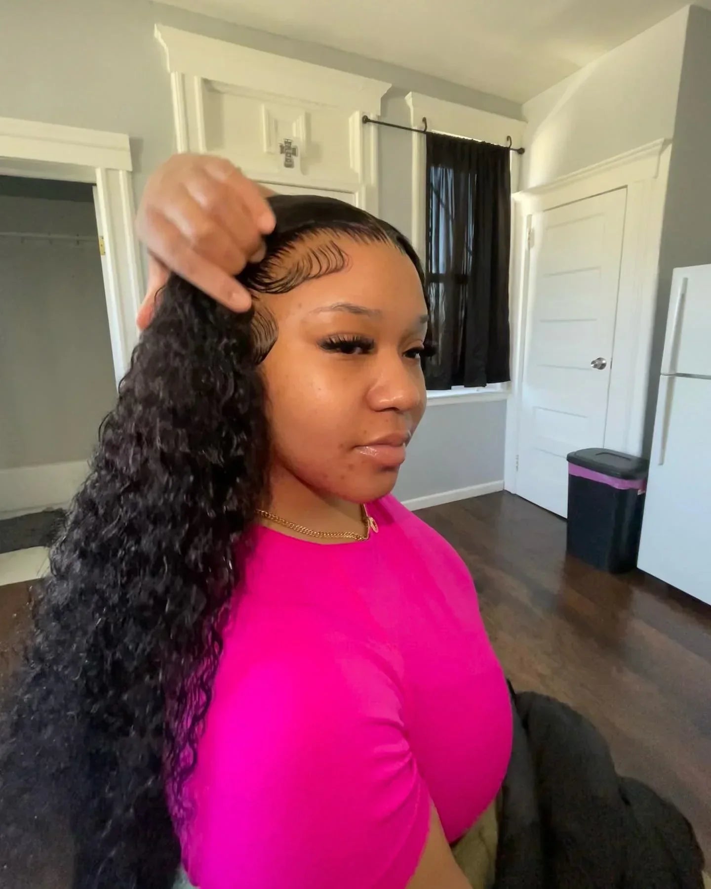 7X5 13X4 Water Wave Glueless Wig Ready to Wear PrePlucked 13X6 Deep Wave HD Lace Frontal Wig Curly Human Hair Wigs For Women