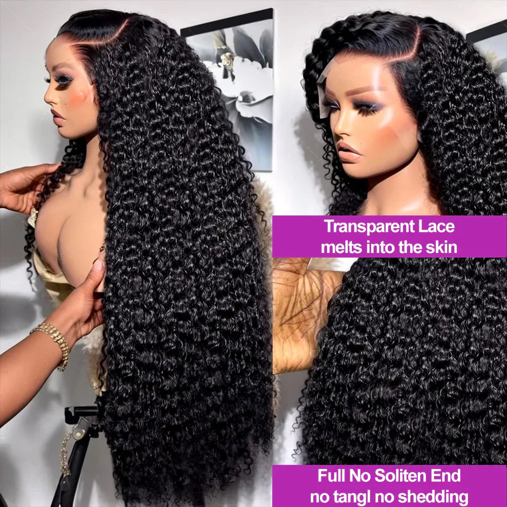 7X5 13X4 Water Wave Glueless Wig Ready to Wear PrePlucked 13X6 Deep Wave HD Lace Frontal Wig Curly Human Hair Wigs For Women